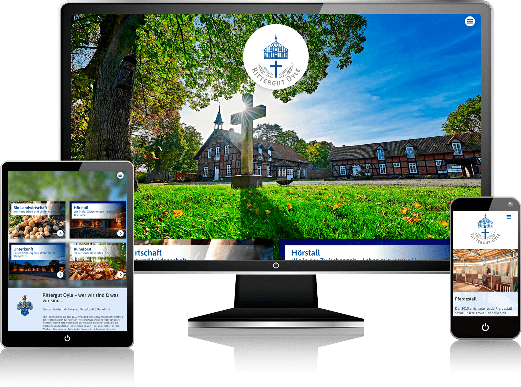 Rittergut Oyle | Corporate Design & Web